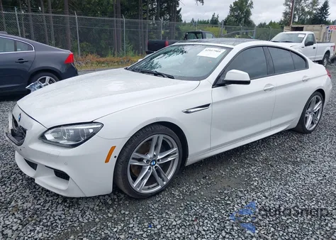 2015 BMW 650I Gran Coupe xDrive z USA, uszkodzony, nr VIN WBA6B4C5XFD761071